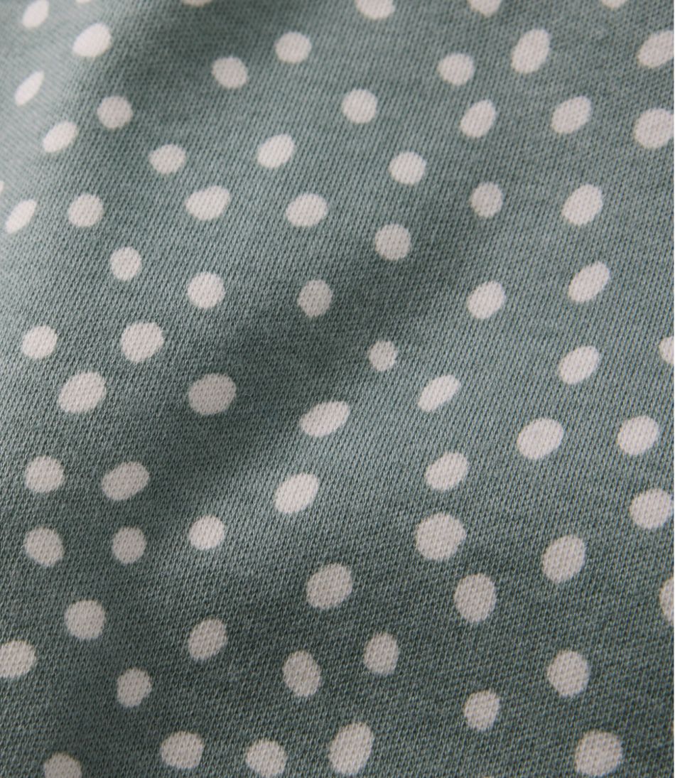 Women's L.L.Bean Jewelneck Tee, Elbow-Sleeve Print | L.L.Bean Essential