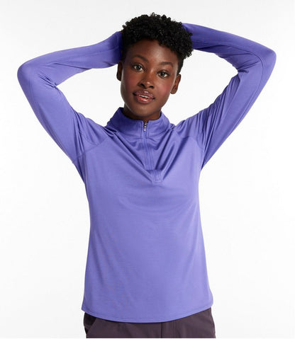 Women's Access Trail Pullover, Long-Sleeve Quarter-Zip | L.L.Bean Everyday