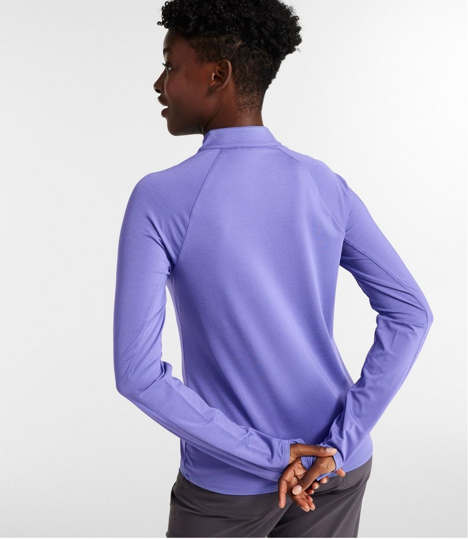 Women's Access Trail Pullover, Long-Sleeve Quarter-Zip | L.L.Bean Everyday