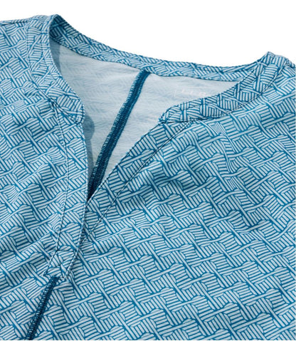 Women's Streamside Tee, Short-Sleeve Splitneck Print | L.L.Bean Great Value