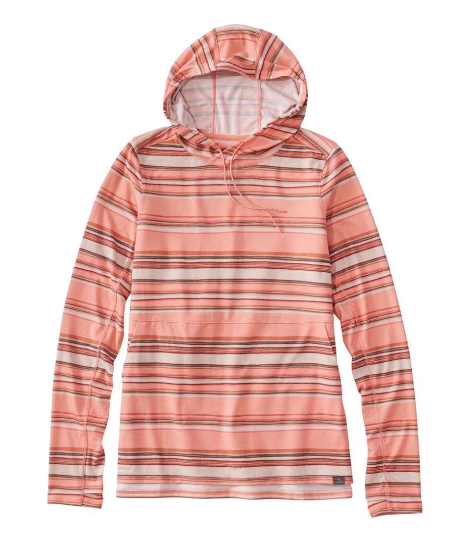 Women's Everyday SunSmart® Hooded Pullover, Long-Sleeve Stripe | L.L.Bean Latest