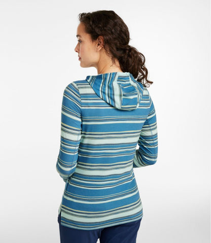 Women's Everyday SunSmart® Hooded Pullover, Long-Sleeve Stripe | L.L.Bean Latest