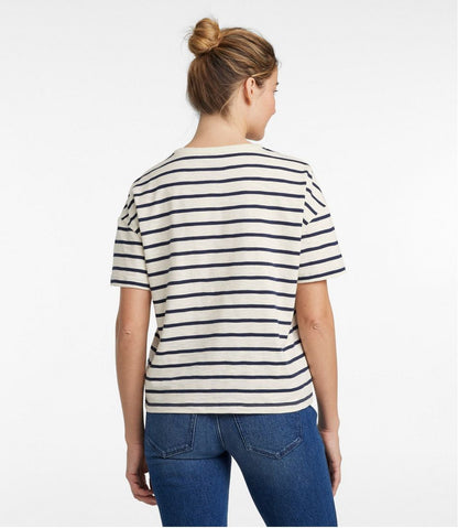 Women's Signature Slub Tee, Short-Sleeve Henley Novelty | L.L.Bean Popular