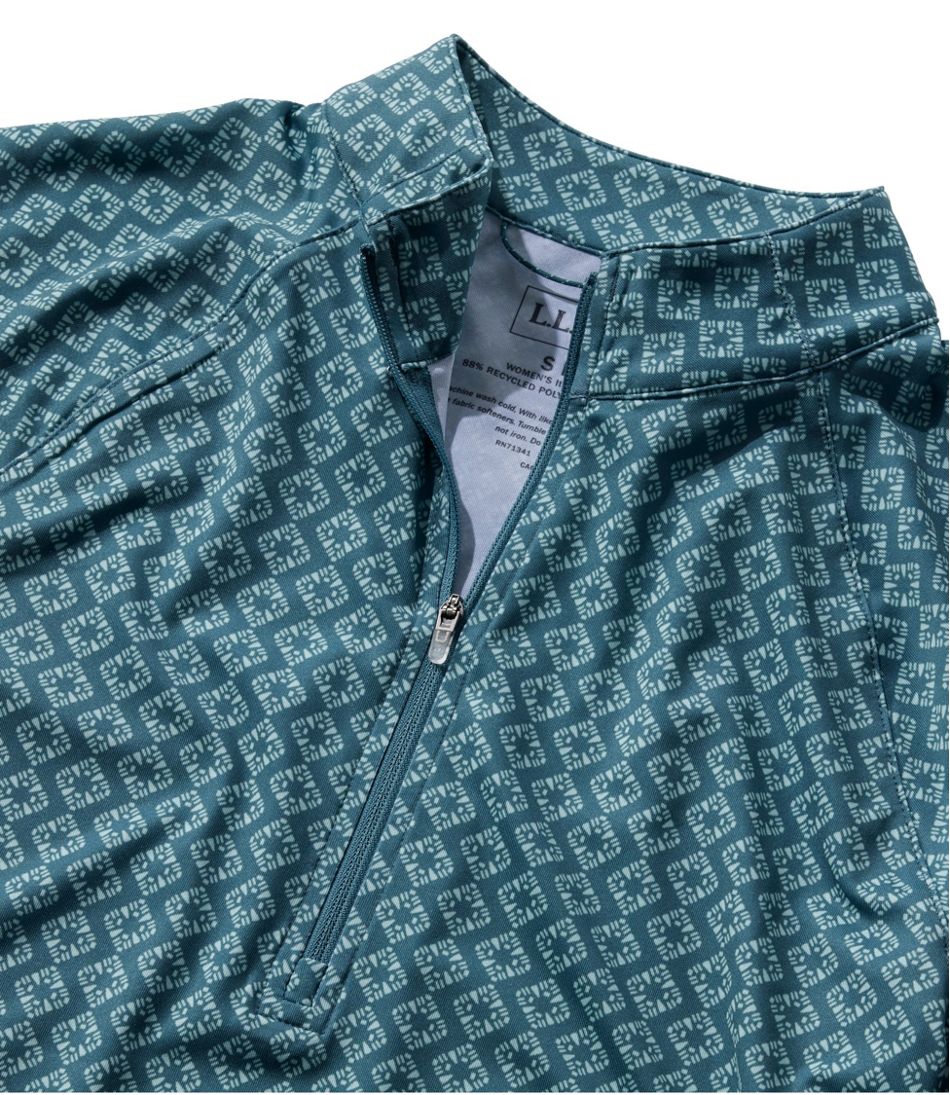 Women's Access Trail Pullover, Long-Sleeve Quarter-Zip Print | L.L.Bean Trending