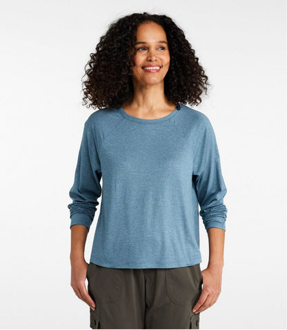 Women's Movement Essential Tee, Long-Sleeve Cropped | L.L.Bean Value