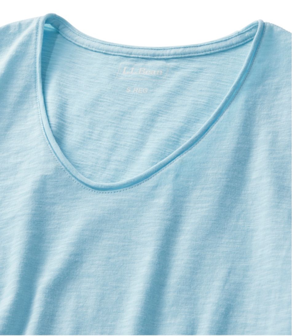 Women's Organic Cotton Tee, V-Neck Short-Sleeve | L.L.Bean Signature