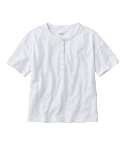Women's Signature Slub Tee, Short-Sleeve Henley | L.L.Bean Featured