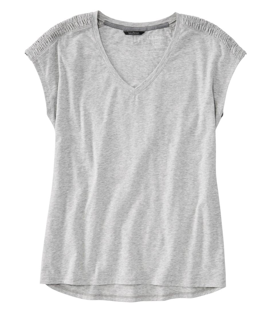 Women's Beyond Soft V-Neck Tee, Short Sleeve | L.L.Bean Classic