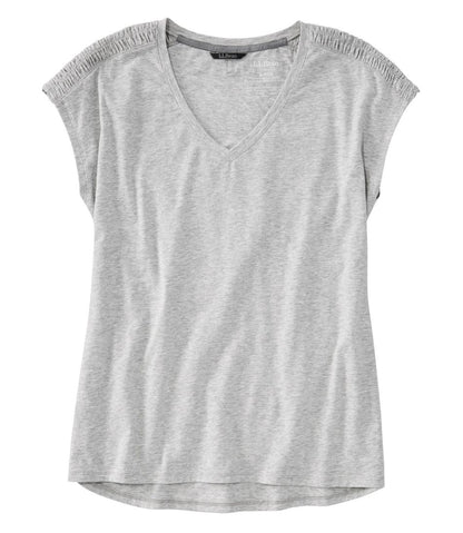 Women's Beyond Soft V-Neck Tee, Short Sleeve | L.L.Bean Classic