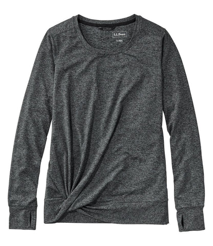 Women's VentureSoft Twist-Front Top, Long-Sleeve | L.L.Bean Essential