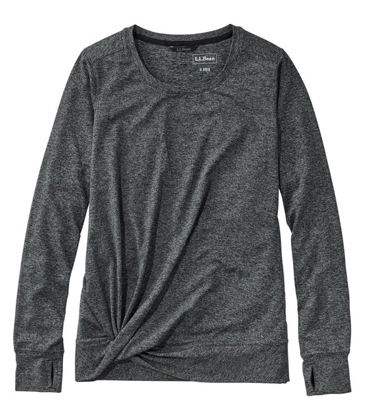 Women's VentureSoft Twist-Front Top, Long-Sleeve | L.L.Bean Essential