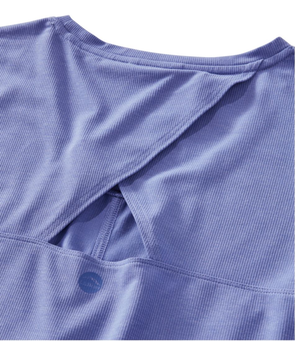 Women's Ribbed Performance Tee, Short-Sleeve | L.L.Bean Everyday