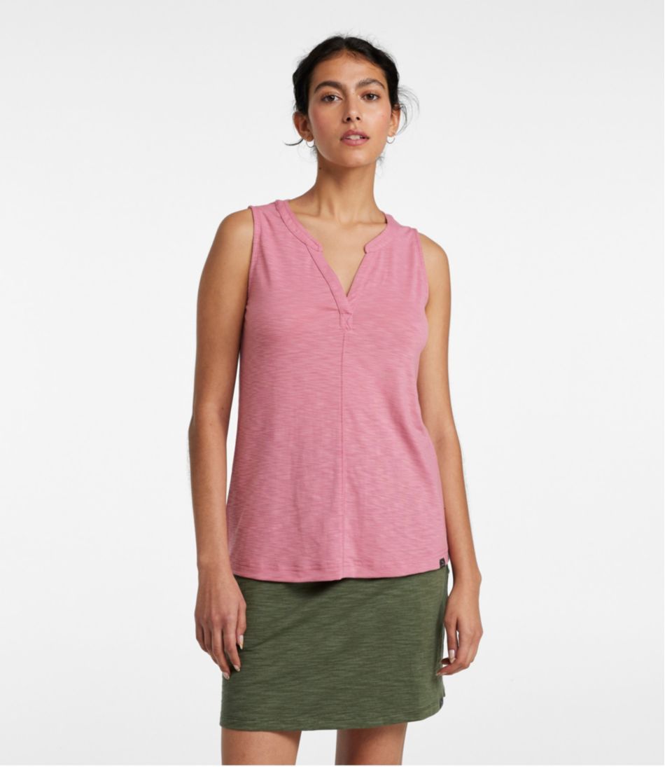 Women's Streamside Tank, Splitneck | L.L.Bean Latest