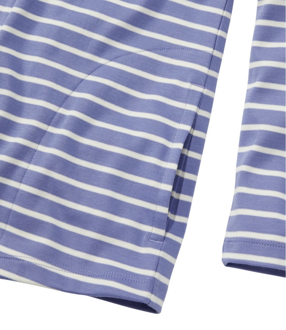 Women's Pima Cotton Open Cardigan, With Pockets Stripe | L.L.Bean Best Seller