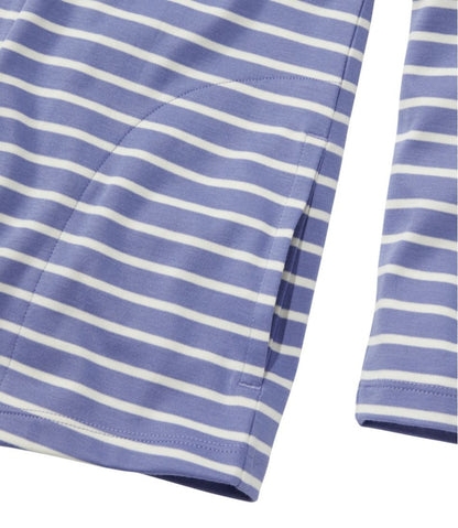 Women's Pima Cotton Open Cardigan, With Pockets Stripe | L.L.Bean Best Seller