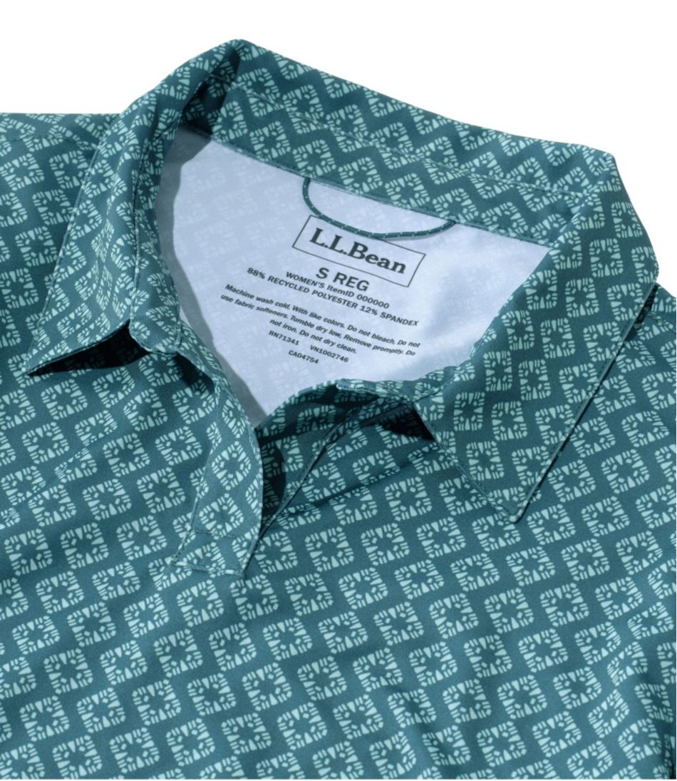 Women's Access Polo, Short-Sleeve Print | L.L.Bean Recommended