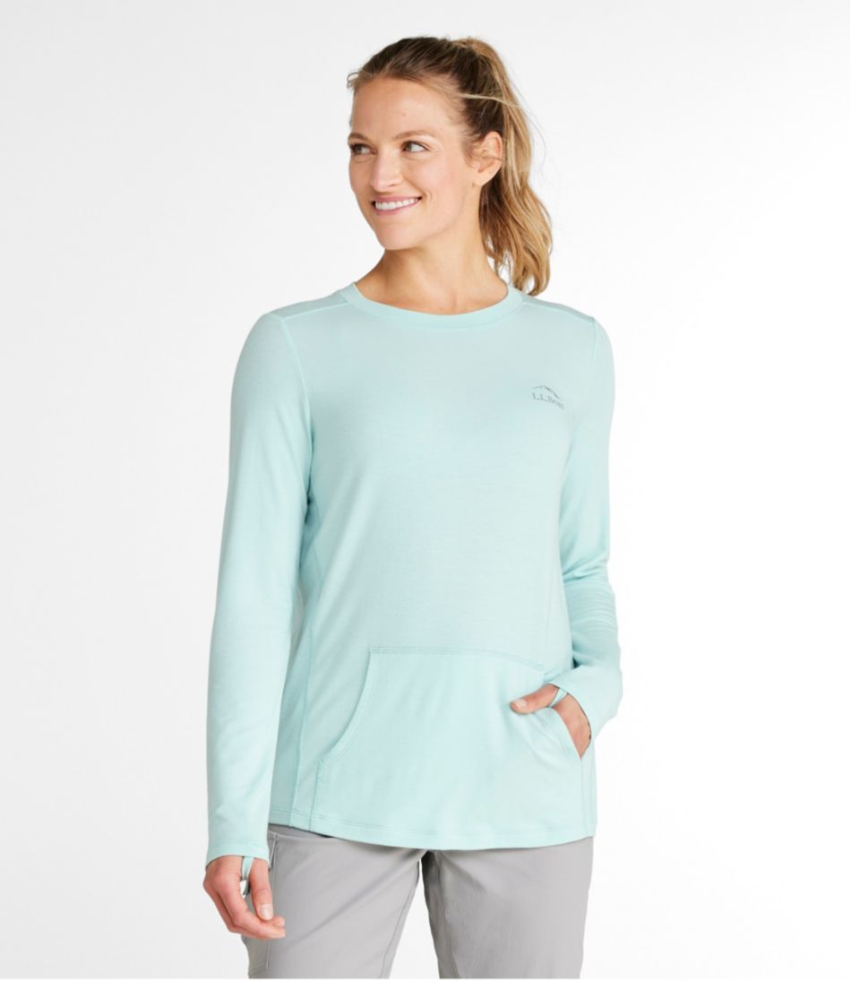 Women's Tropicwear Comfort Crew, Long-Sleeve | L.L.Bean Signature