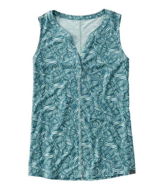Women's Streamside Tank, Splitneck Print | L.L.Bean Classic