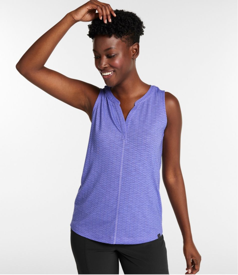 Women's Streamside Tank, Splitneck Print | L.L.Bean Classic
