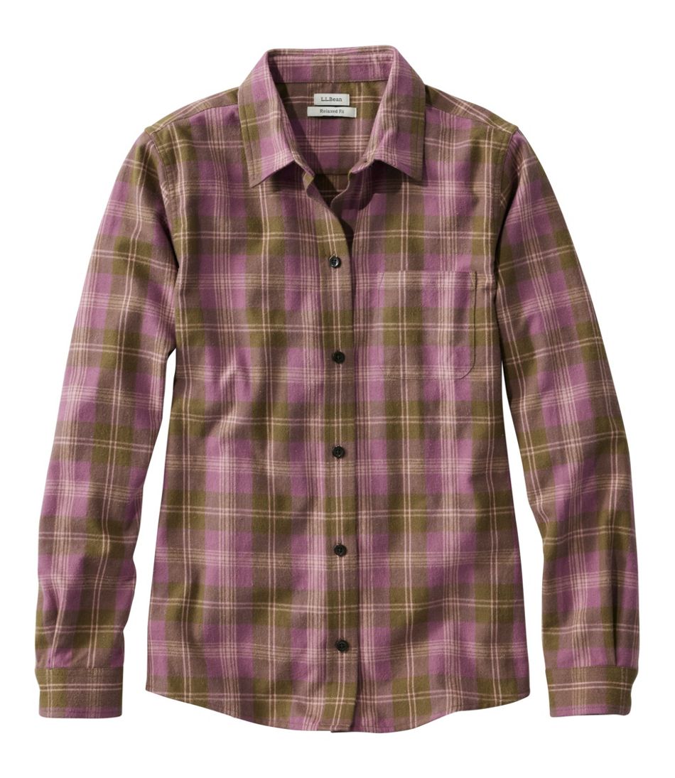 Women's Scotch Plaid Flannel Shirt, Relaxed | L.L.Bean Popular