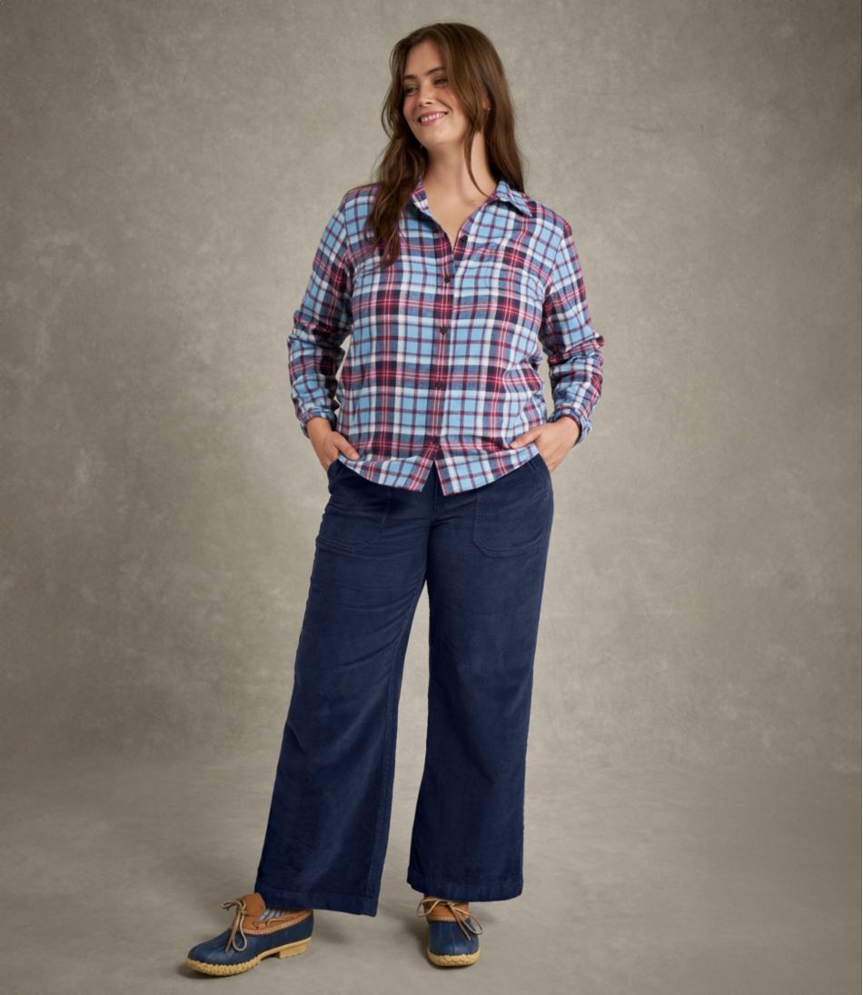 Women's Scotch Plaid Flannel Shirt, Relaxed | L.L.Bean Popular