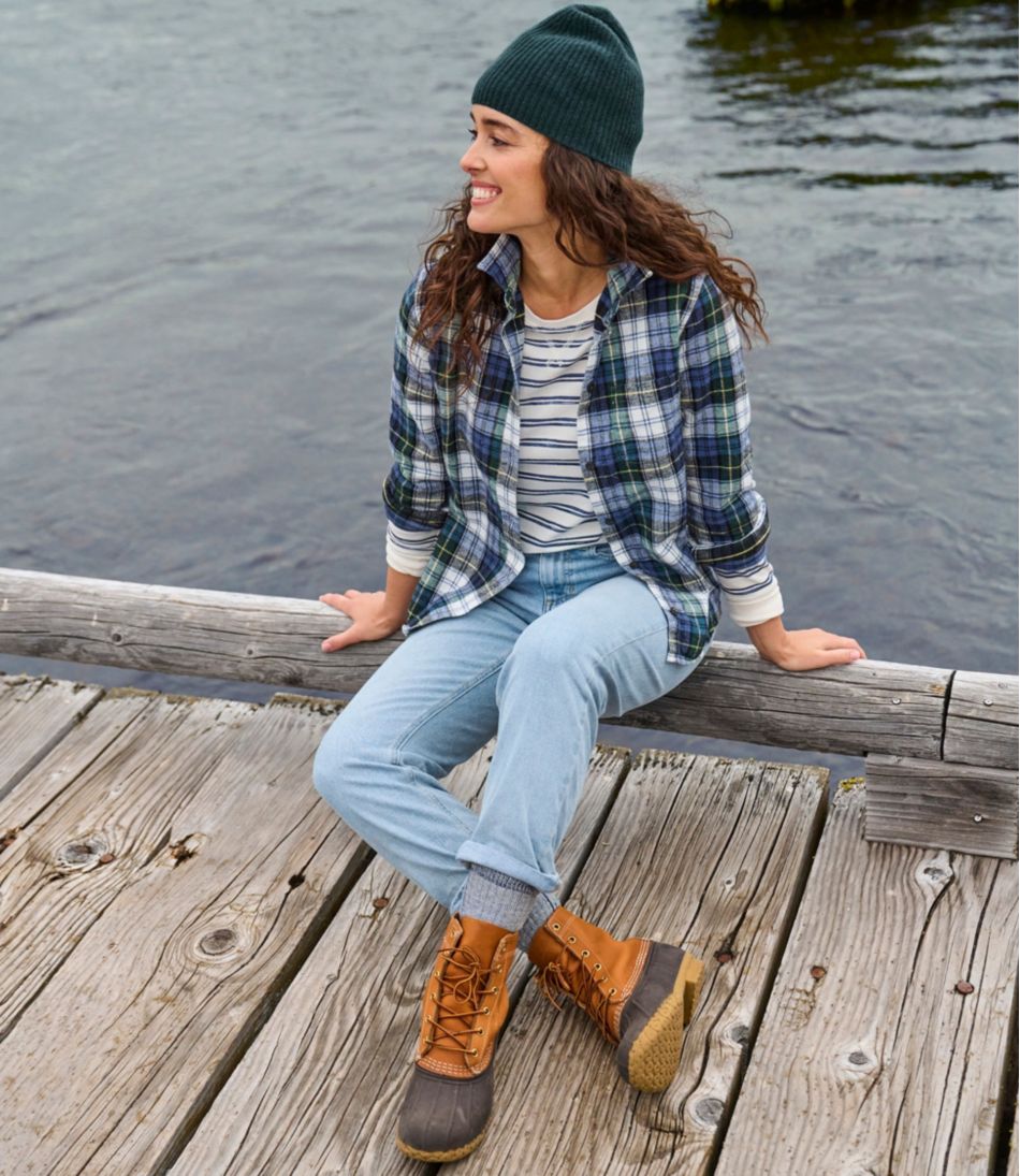 Women's Scotch Plaid Flannel Shirt, Relaxed | L.L.Bean Popular