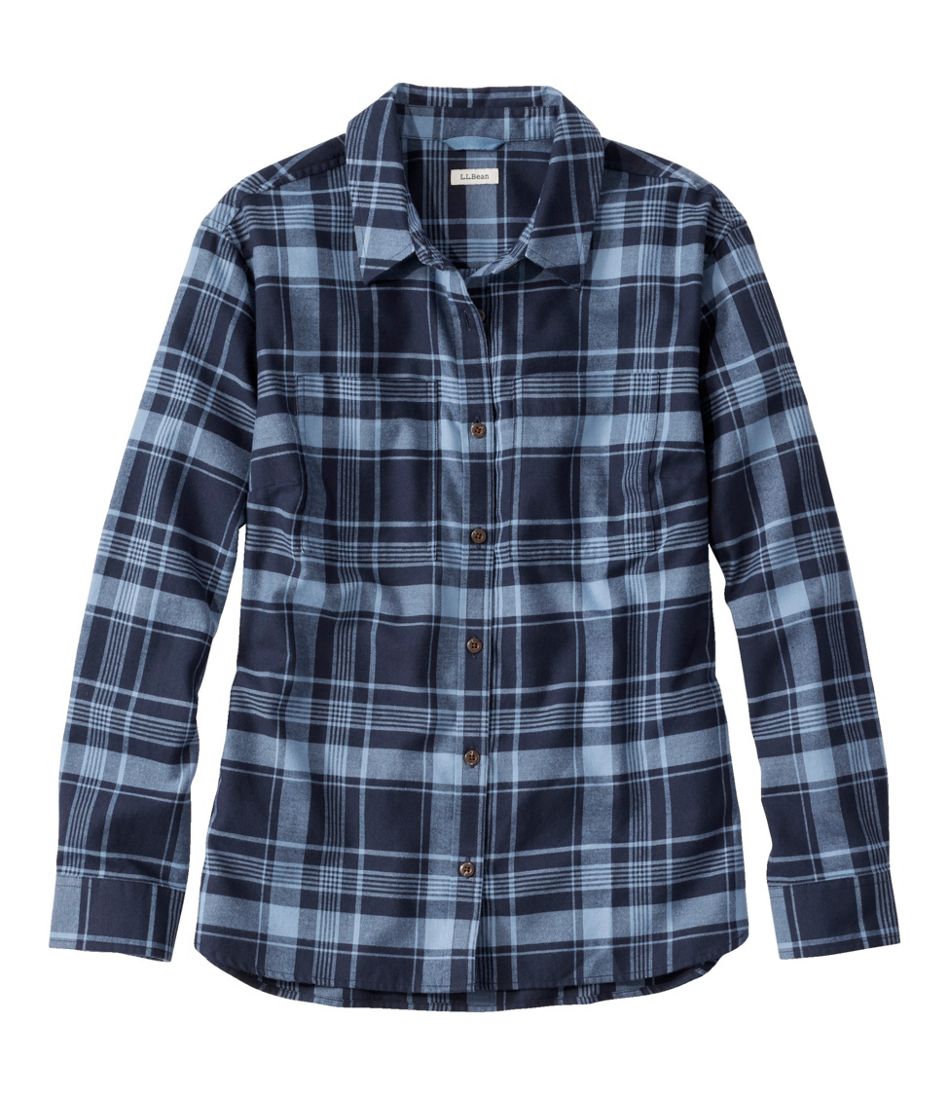 Women's Whisperweight Flannel Shirt, Button-Down | L.L.Bean Trending