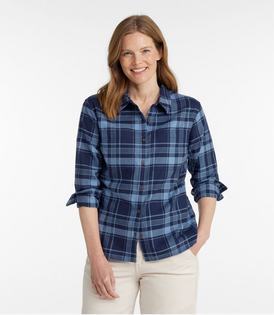 Women's Whisperweight Flannel Shirt, Button-Down | L.L.Bean Trending