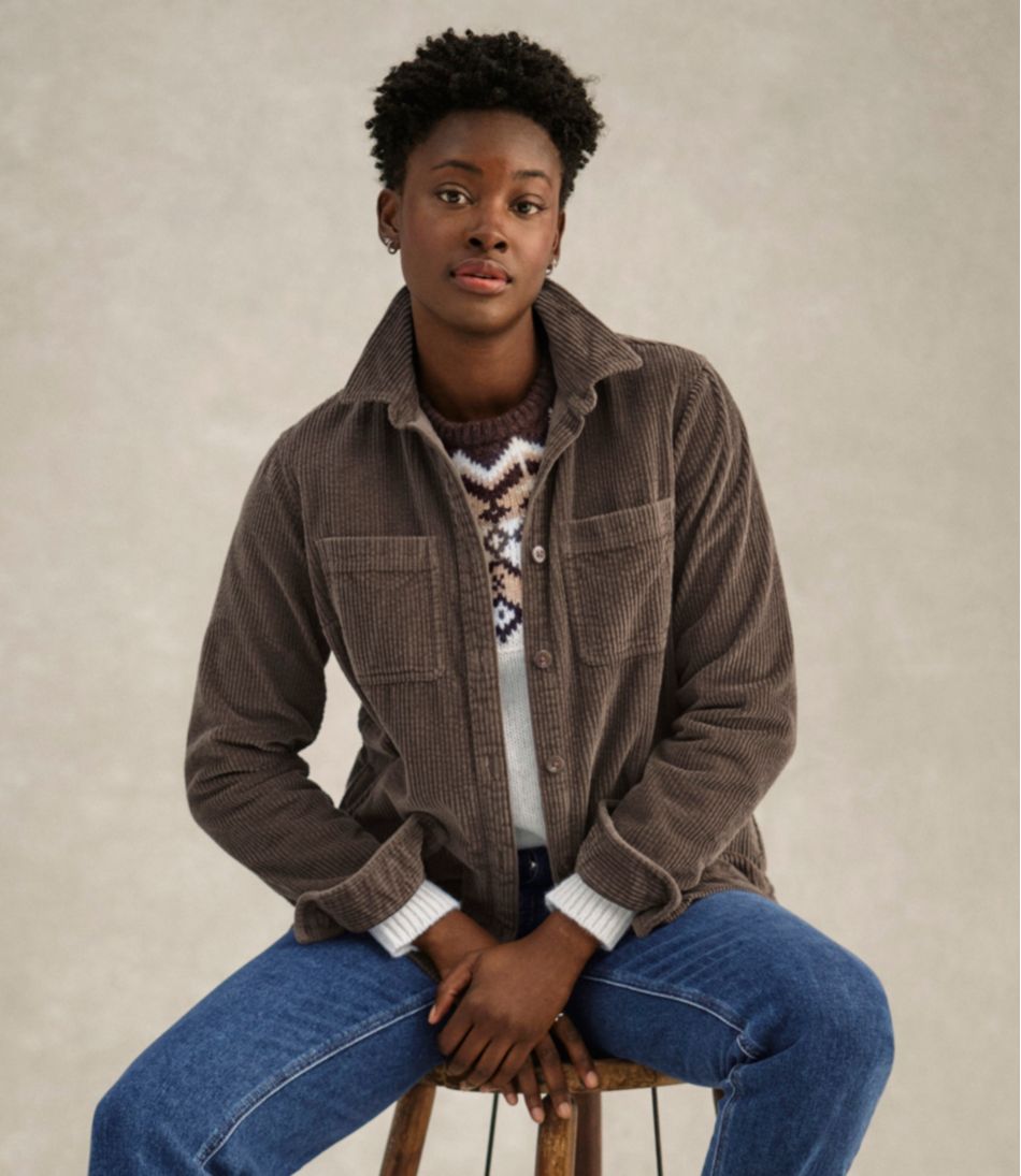 Women's Comfort Corduroy Relaxed Shirt | L.L.Bean Best Seller