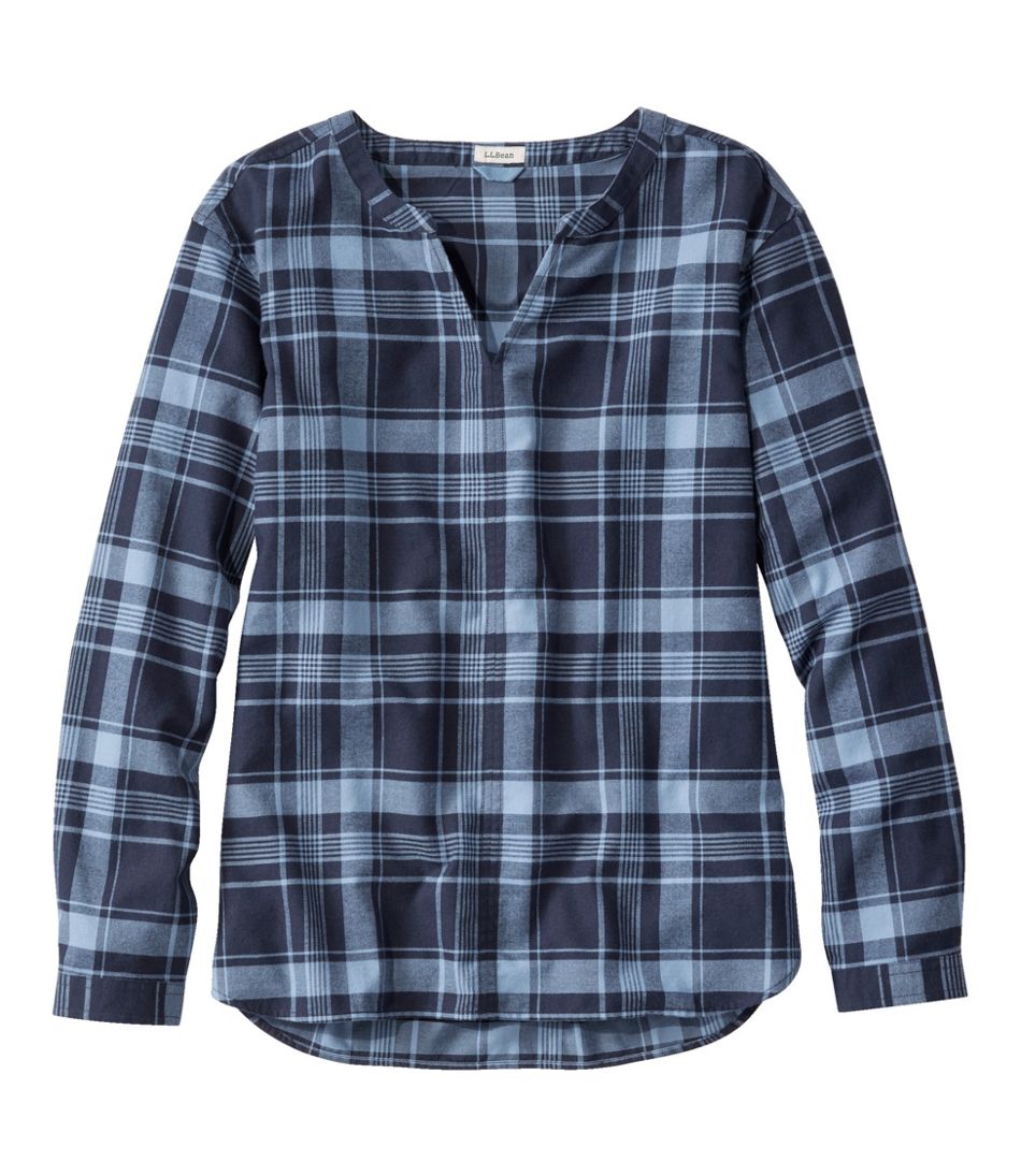 Women's Whisperweight Flannel Popover Shirt | L.L.Bean Exclusive