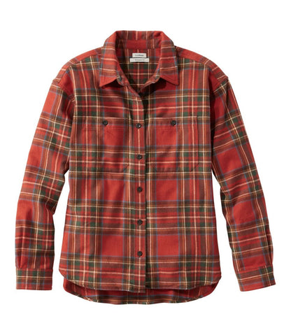 Women's Scotch Plaid Flannel Shirt, Boyfriend | L.L.Bean Classic