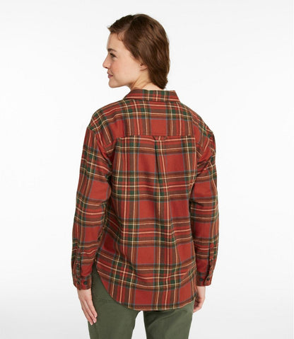 Women's Scotch Plaid Flannel Shirt, Boyfriend | L.L.Bean Classic