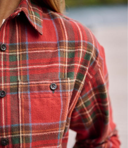 Women's Scotch Plaid Flannel Shirt, Boyfriend | L.L.Bean Classic