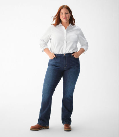 Women's Wrinkle-Free Pinpoint Oxford Shirt, Long-Sleeve Relaxed Fit | L.L.Bean Everyday