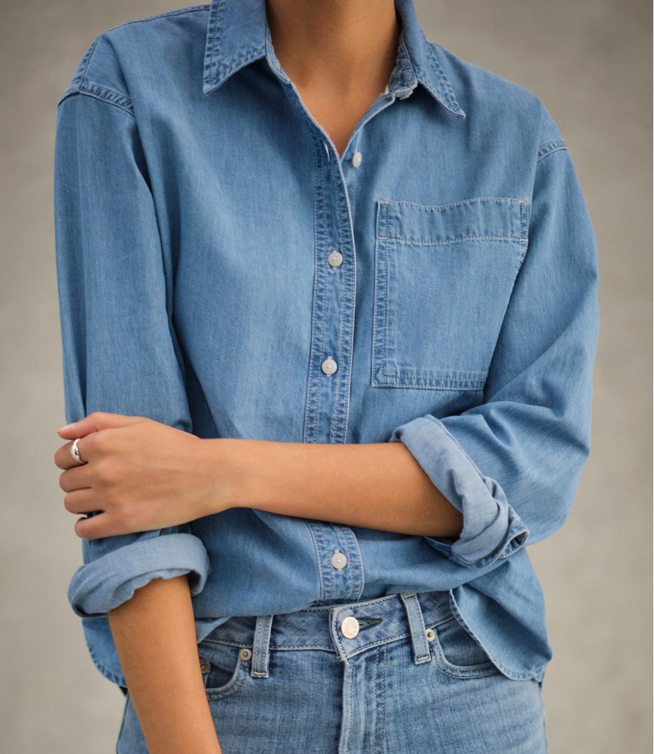 Women's L.L.Bean Denim Boyfriend Shirt | L.L.Bean Value