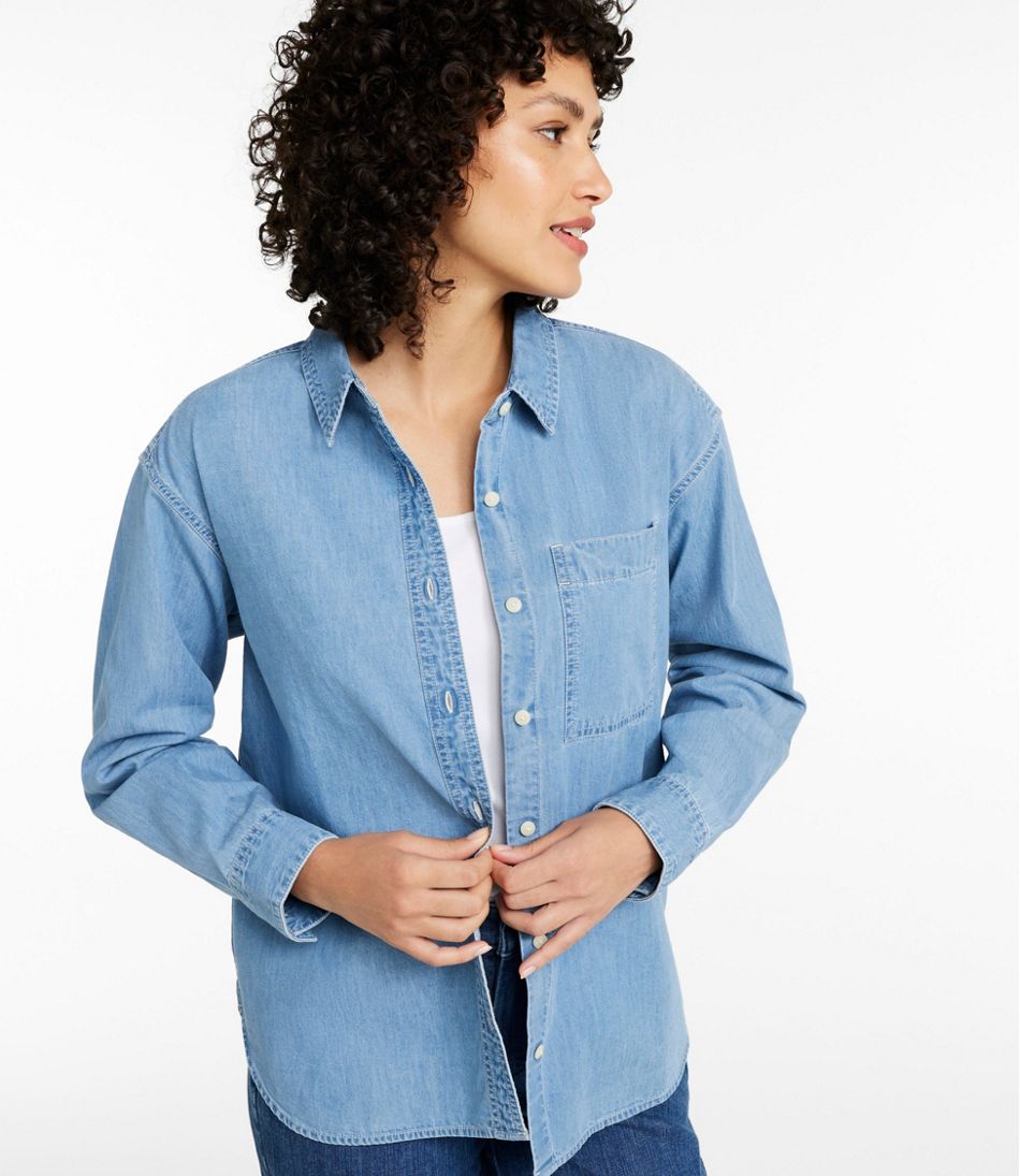 Women's L.L.Bean Denim Boyfriend Shirt | L.L.Bean Value