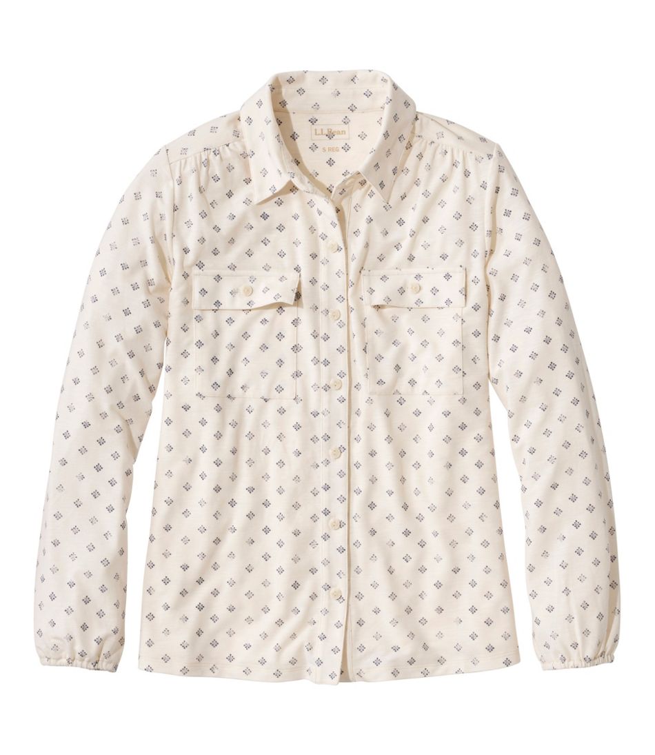 Women's Camden Hills Button Front Shirt, Print | L.L.Bean Great Value