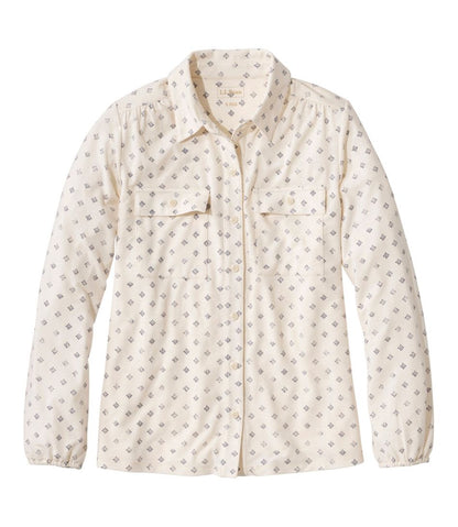 Women's Camden Hills Button Front Shirt, Print | L.L.Bean Great Value
