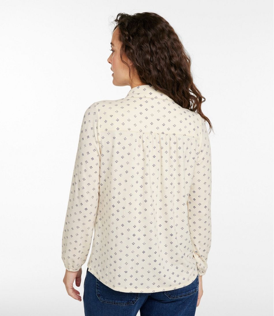 Women's Camden Hills Button Front Shirt, Print | L.L.Bean Great Value