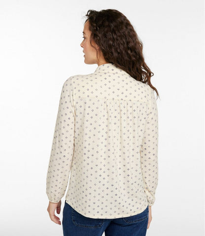 Women's Camden Hills Button Front Shirt, Print | L.L.Bean Great Value