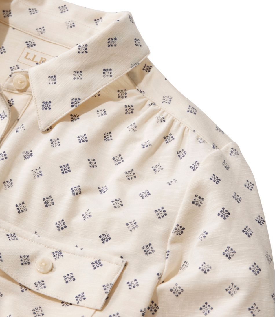 Women's Camden Hills Button Front Shirt, Print | L.L.Bean Great Value
