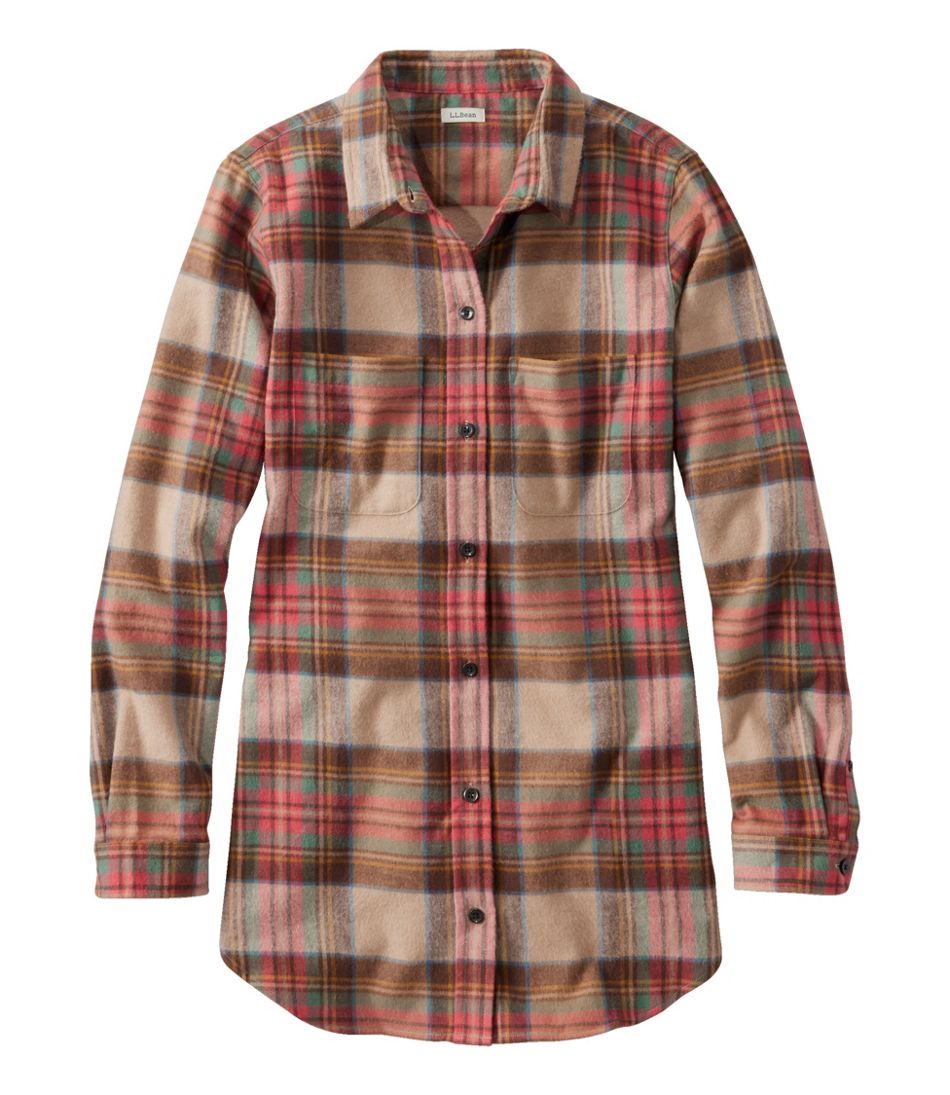 Women's Scotch Plaid Flannel Shirt, Tunic | L.L.Bean Latest