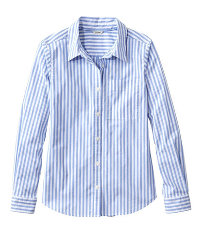 Women's Essential Cotton Poplin Shirt, Long-Sleeve | L.L.Bean Best Seller