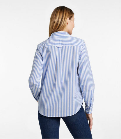 Women's Essential Cotton Poplin Shirt, Long-Sleeve | L.L.Bean Best Seller