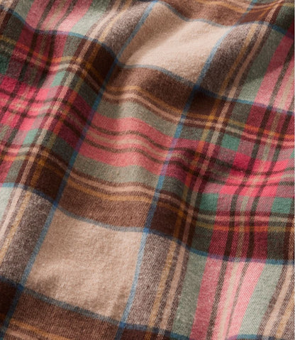 Women's Scotch Plaid Flannel Shirt, Quarter-Zip | L.L.Bean Recommended