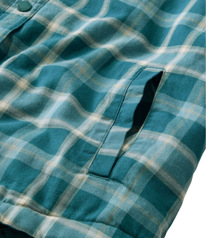Women's Fleece-Lined Flannel Shirt, Snap-Front Plaid | L.L.Bean Classic