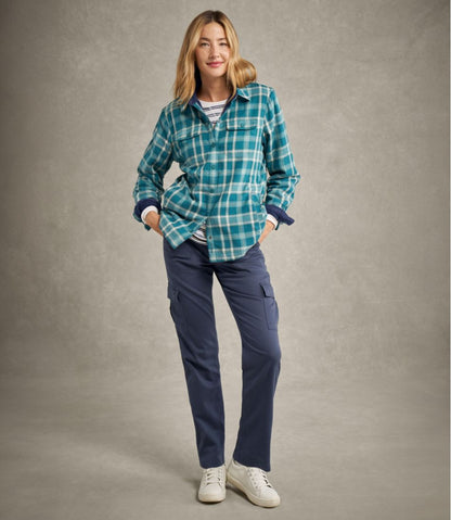 Women's Fleece-Lined Flannel Shirt, Snap-Front Plaid | L.L.Bean Classic