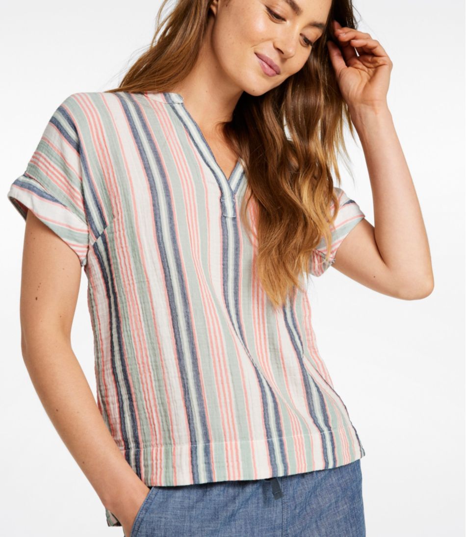 Women's Cloud Gauze Shirt, Short-Sleeve | L.L.Bean Great Value