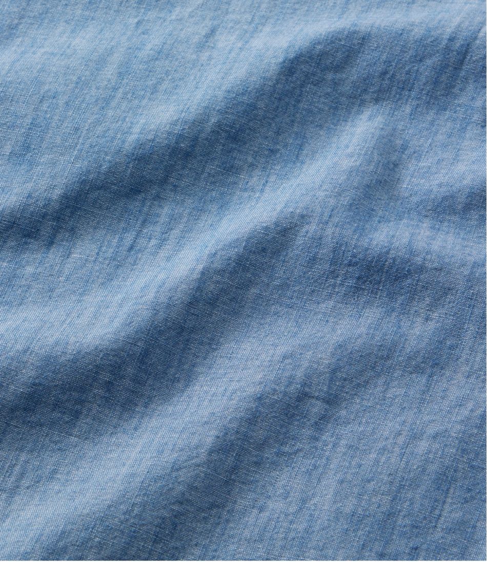 Women's Essential Cotton Shirt, Chambray Long Sleeve | L.L.Bean Latest