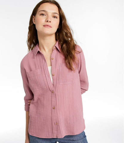 Women's Cloud Gauze Shirt, Long-Sleeve | L.L.Bean Featured